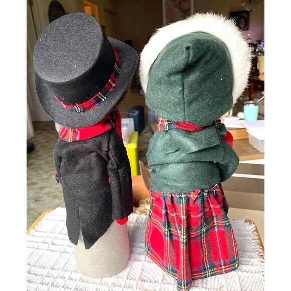 Vintage Katrina Bellinger Characters Of Christmas Past Caroler Dolls Set 1989 - Picture 3 of 5